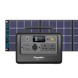 BLUETTI EB70 Portable Solar Generator + 1*120W/220W Solar Panel